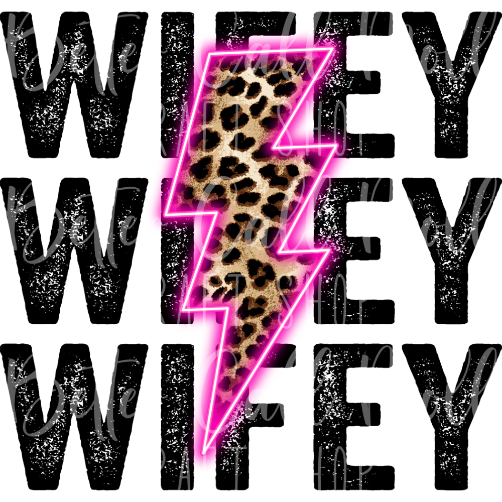 D152 - Wifey UV DTF Decal