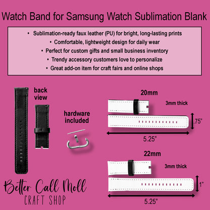 Watch Band Sublimation Blank for Samsung Galaxy Watch
