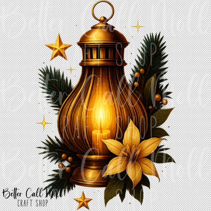 Glowing Lanterns UV DTF Decal