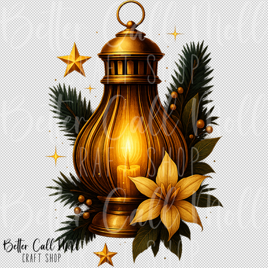 Glowing Lanterns UV DTF Decal