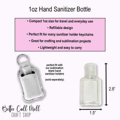 1 oz Hand Sanitizer Bottle