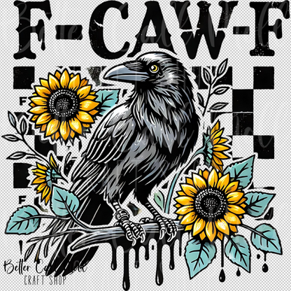 F-CAW-F UV DTF Decal