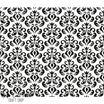 Damask UV DTF 20oz Skinny Tumbler Wrap