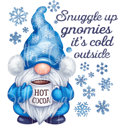 D181 - Snuggle Up Gnomies 2 UV DTF Decal