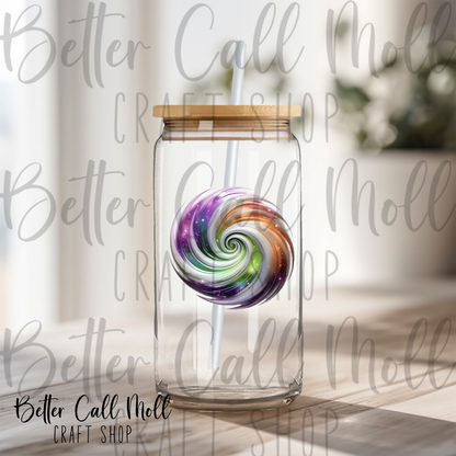 Galaxy Spiral UV DTF Decal