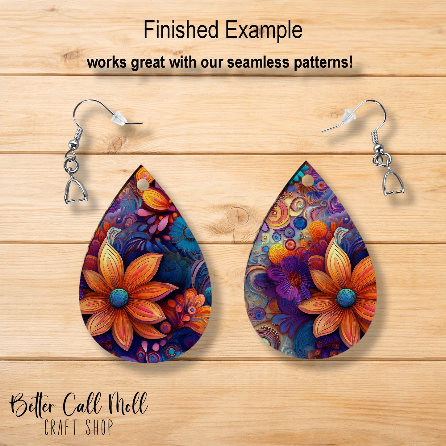 1.75" Teardrop Earring Sublimation Blanks