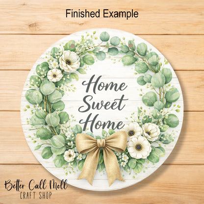 11.8" Door Sign Glossy MDF Sublimation Blank