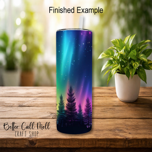 20oz Glossy Skinny Sublimation Tumbler