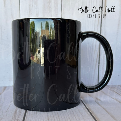 Thermal Black-to-White 11oz Sublimation Ceramic Mug