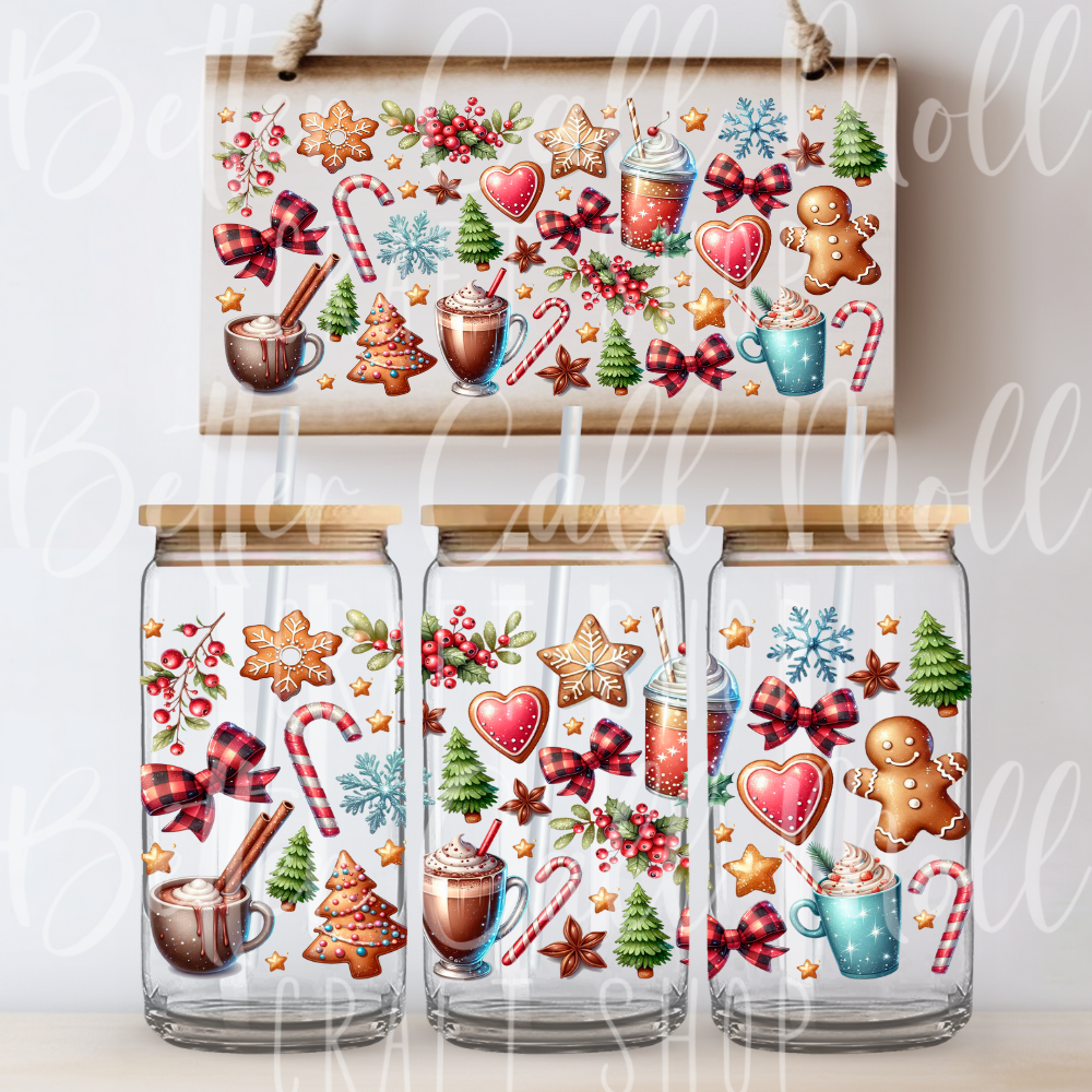 W131 - Christmas Goodies UV DTF 16oz Tumbler Wrap