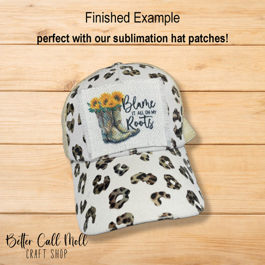 Ponytail Hat – Blank Mesh Back Cap for Hat Patches | Multiple Styles Available