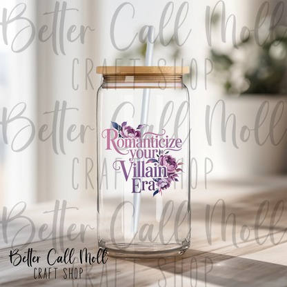 Romanticize Your Villain Era UV DTF Decal