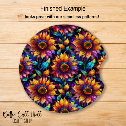 Neoprene Car Coaster Sublimation Blanks