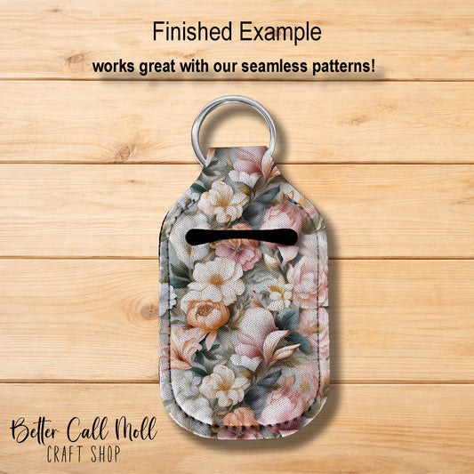 Hand Sanitizer Holder Keychain Sublimation Blank