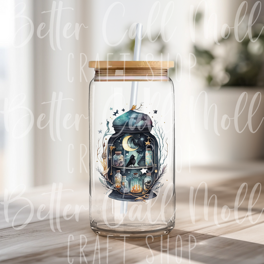 Apothecary Jar UV DTF Decal