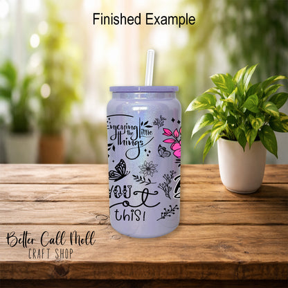 16oz Holographic Shimmer STAINLESS STEEL Sublimation Tumbler