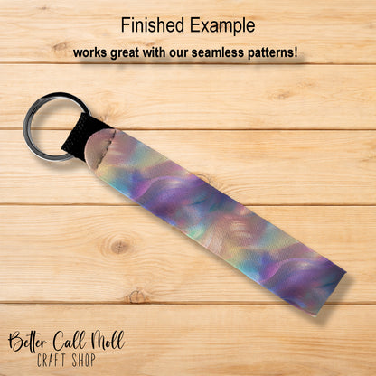 Neoprene Wristlet Keychain Sublimation Blank