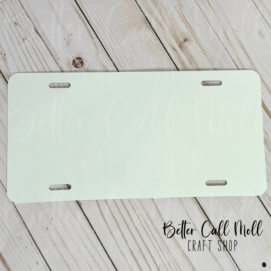 License Plate Sublimation Blank