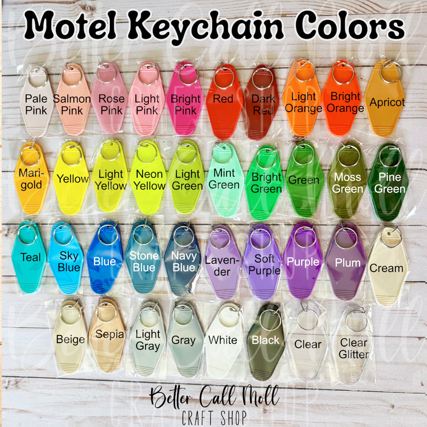 Motel Keychain Blank