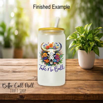 16oz Frosted Glass Sublimation Tumbler