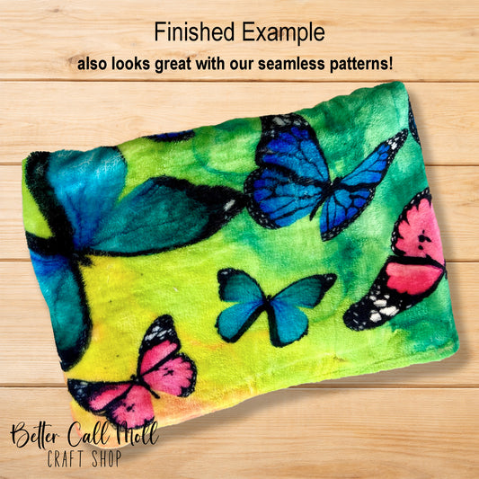 Sublimation Blank Baby Blanket – Fleece Polyester 30” x 40” (Super Soft)