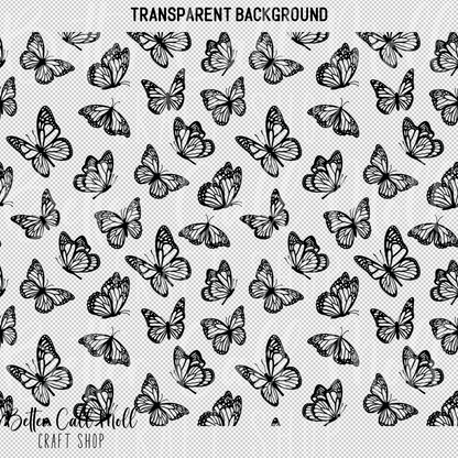 Butteflies 2 UV DTF 20oz Skinny Tumbler Wrap