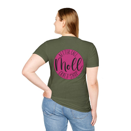 Better Call Moll Logo T-Shirt Front and Back