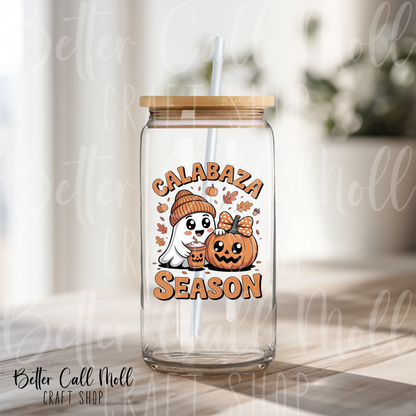Calabaza Season UV DTF Decal