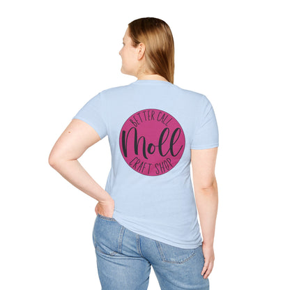 Better Call Moll Logo T-Shirt Front and Back