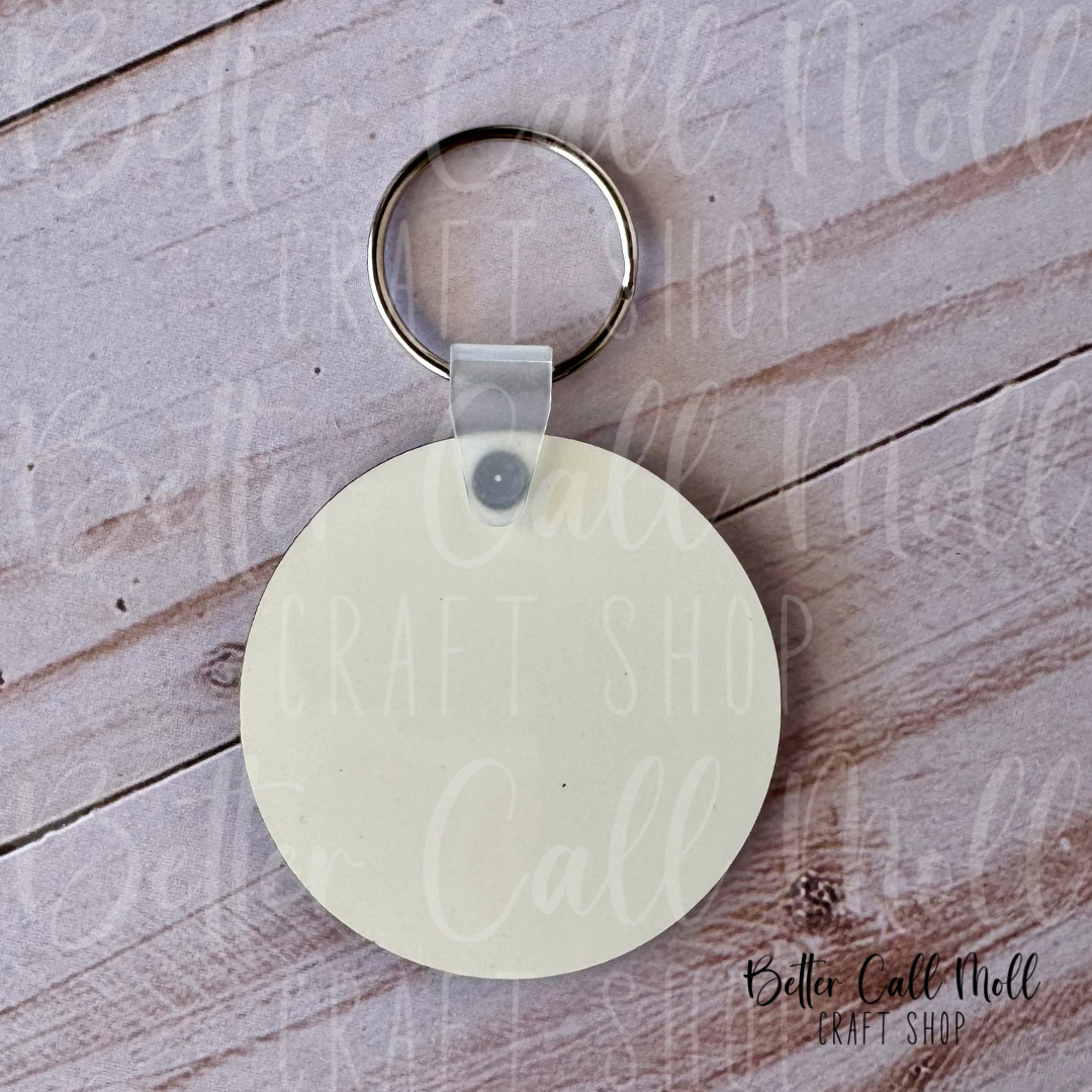 MDF Keychain Sublimation Blank