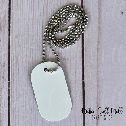 Dog Tag Sublimation Blank