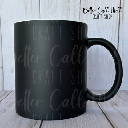 Thermal Black-to-White 11oz Sublimation Ceramic Mug