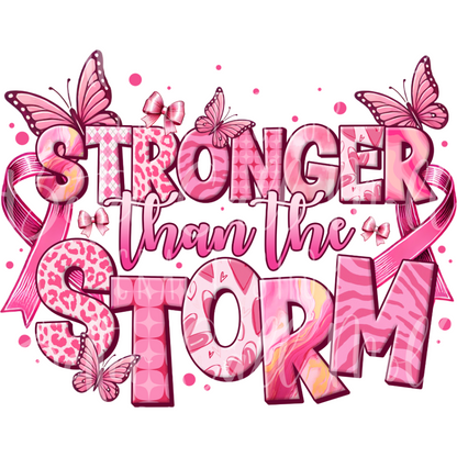 D095 - Stronger than the Storm UV DTF Decal