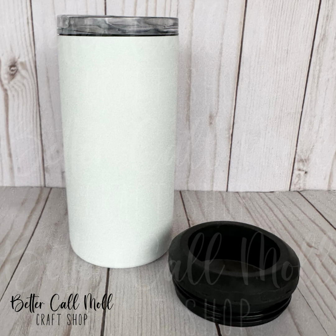 4-in-1 Matte Can Cooler Sublimation Tumbler