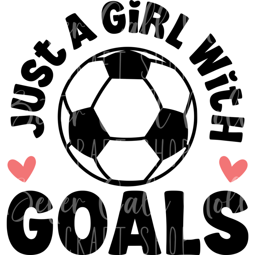 D147 - Just a Girl with Goals UV DTF Decal