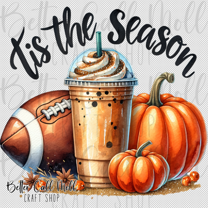 Tis the Season Fall UV DTF Decal