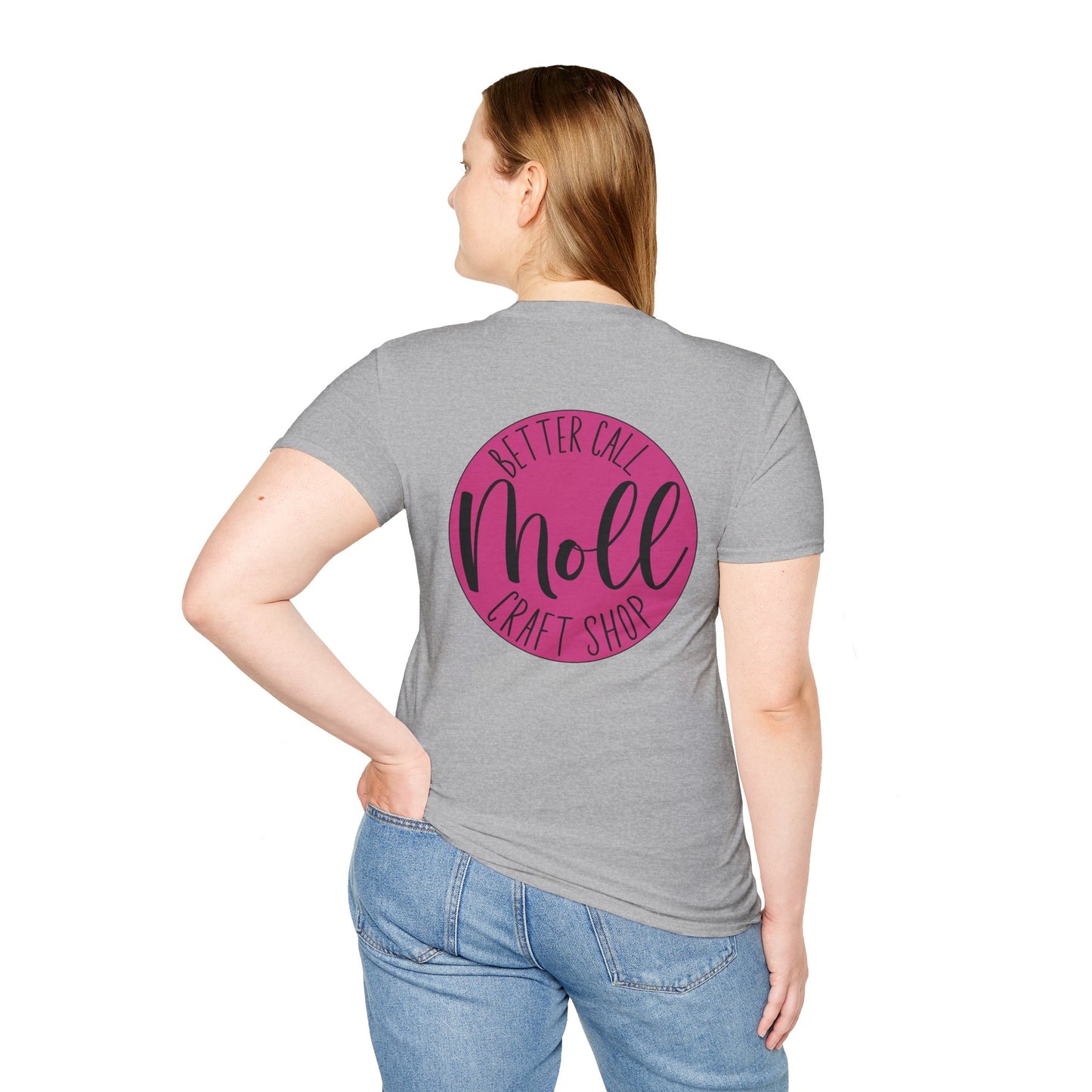 Better Call Moll Logo T-Shirt Front and Back
