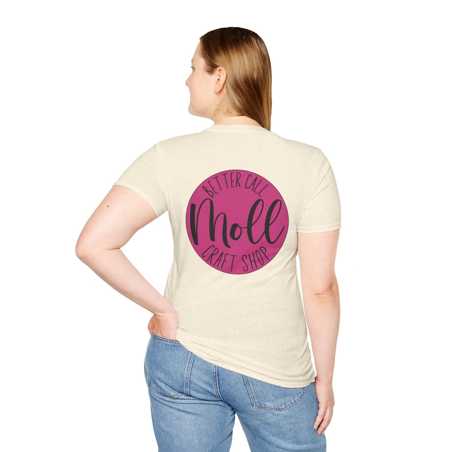 Better Call Moll Logo T-Shirt Front and Back
