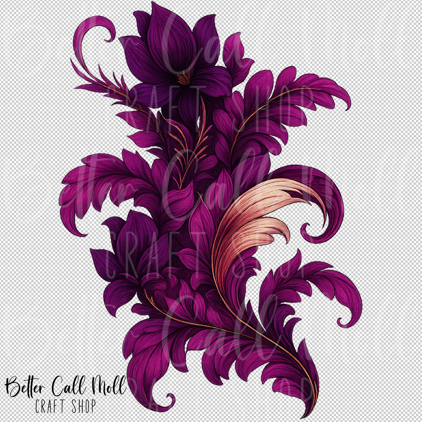 Wicked Bloomveil UV DTF Decal