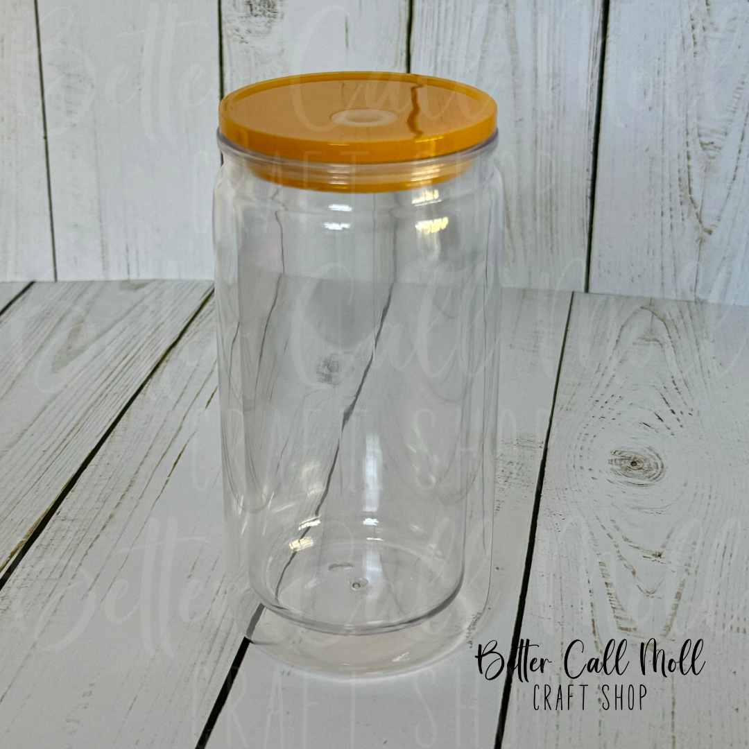 12oz Acrylic SNOW GLOBE Tumbler