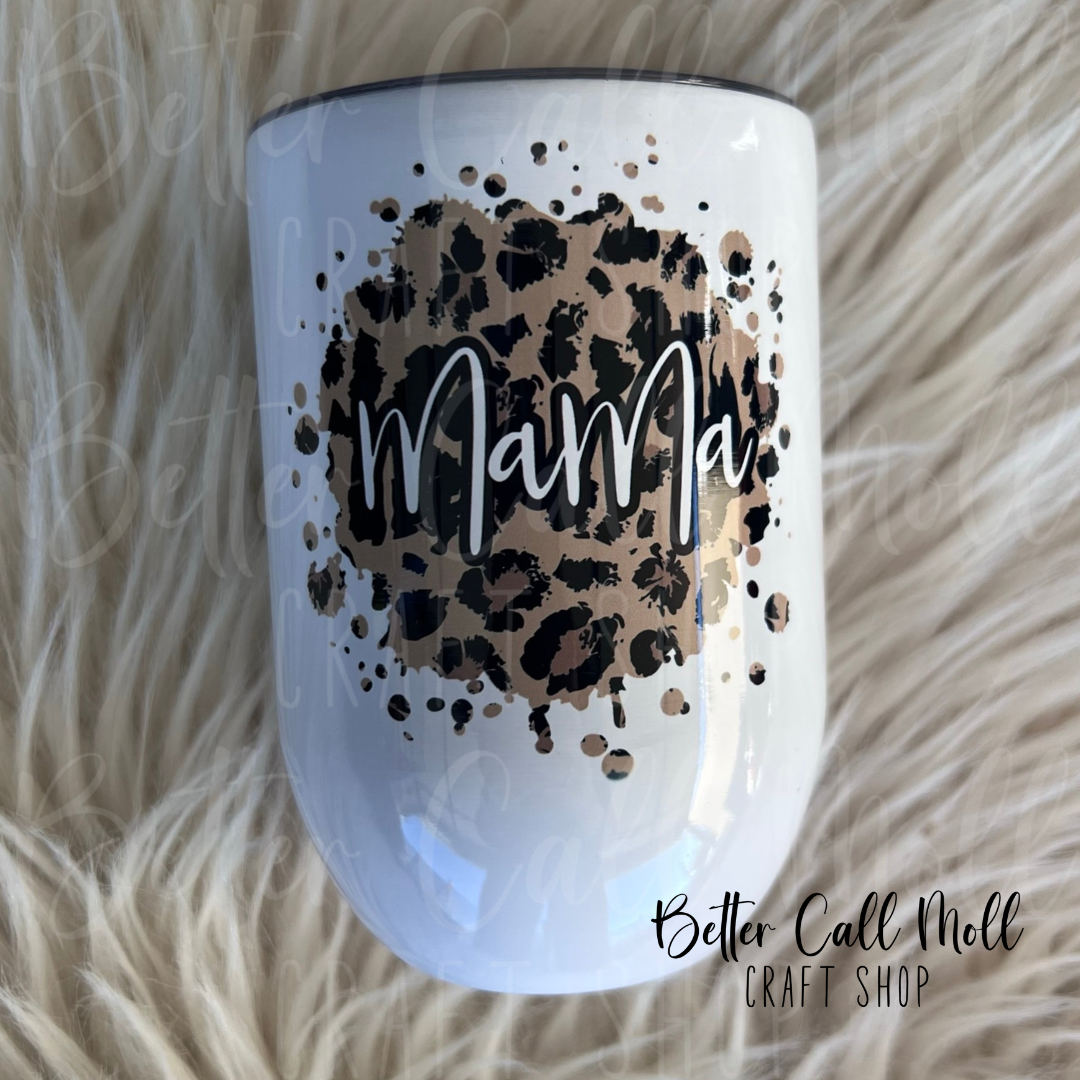 12oz Glossy Wine Sublimation Tumbler