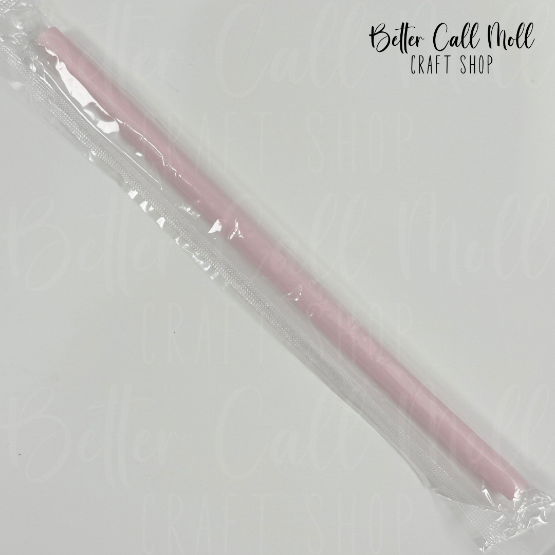 16oz Colorful Reusable Plastic Straw - 7.25"