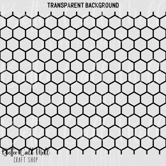 Honeycomb UV DTF 20oz Skinny Tumbler Wrap
