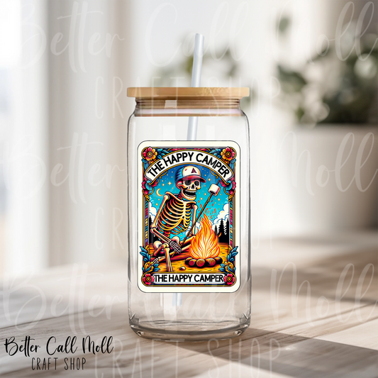 The Happy Camper Tarot UV DTF Decal
