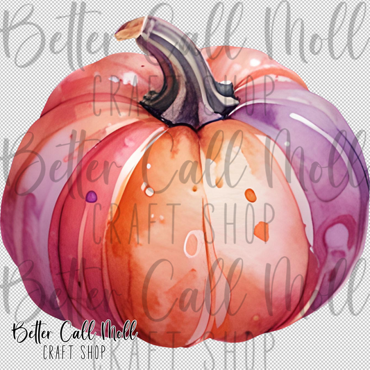 Pumpkin UV DTF Decal