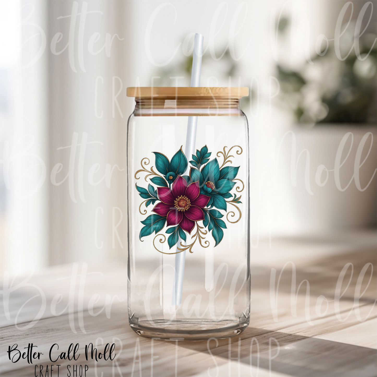 Guilded Thistle UV DTF Decal