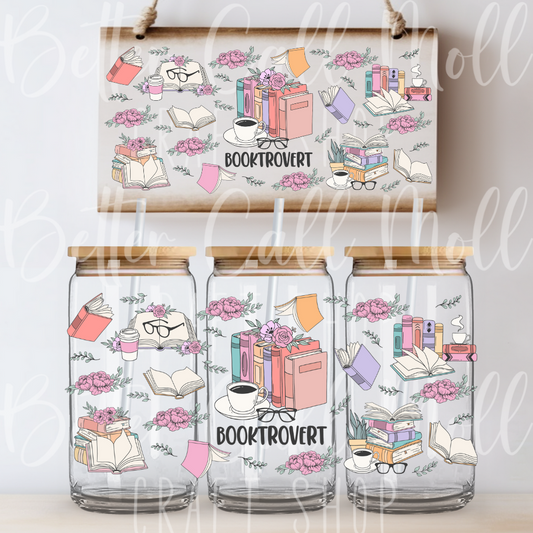 W139 - Booktrovert UV DTF 16oz Tumbler Wrap