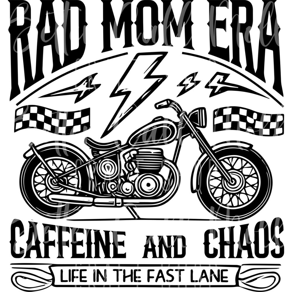 D174 - Rad Mom Era UV DTF Decal