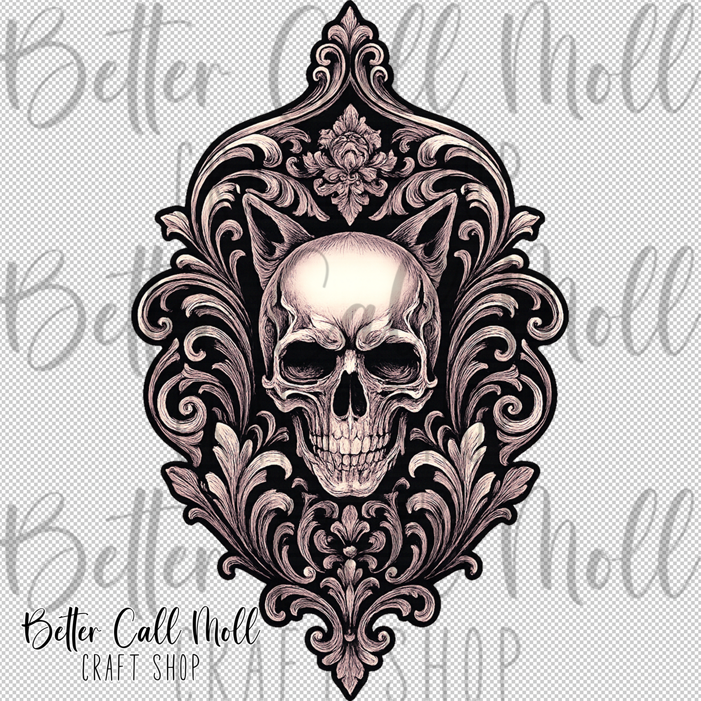 Grave Rosette UV DTF Decal