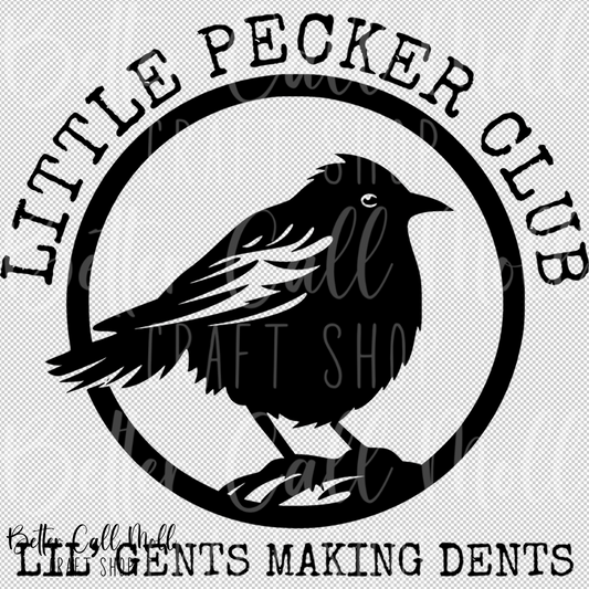 Little Pecker Club UV DTF Decal